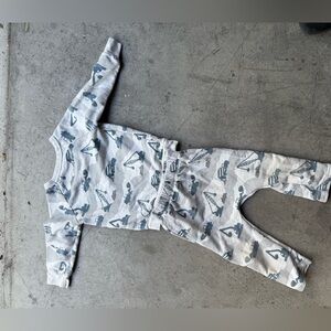 Kids Gray and Blue Matching Set